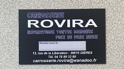 Carrosserie Peinture Rovira, Carrossier à Gières